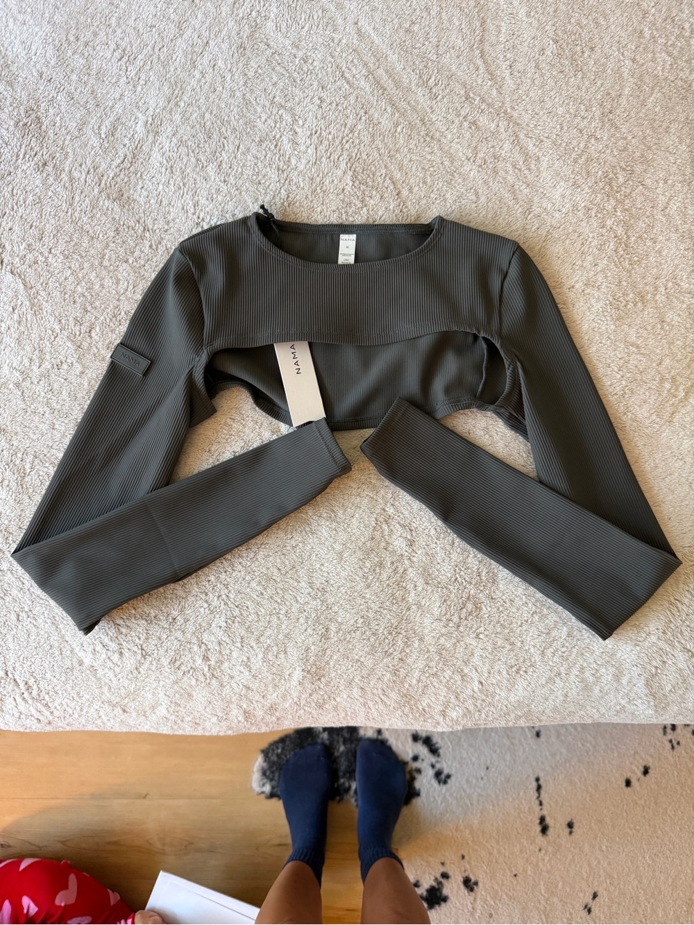 NAMA ribbed shrug